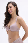 Zivame Padded High Wired Medium Coverage T-Shirt Bra - Cameo Brown — thumbnail 3